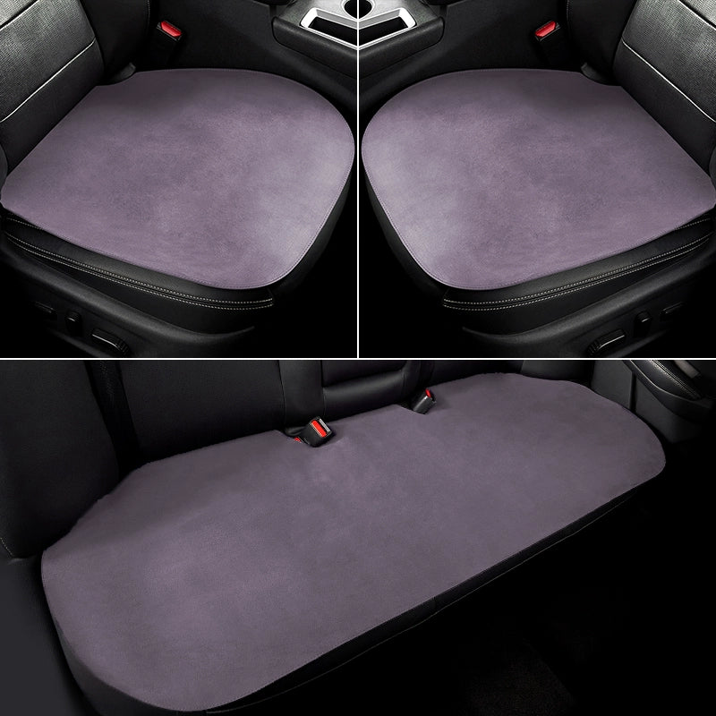 2025 Yeni Avtomobil Yastığı Tək Parça Qış Zamşa Oturacaq Yastığı Bütün İl Boyu Neytral Fantastik Arxa Oturacaq Yastığı