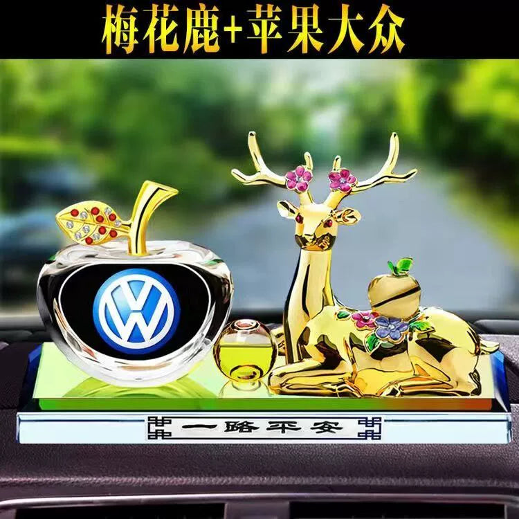 Alaşımlı Maral Avtomobil loqosu Avtomobil bəzəkləri Yeni məhsullar Avtomobil mərkəzi konsolu Deer Ping An ətir oturacağı Aromaterapiya avtomobil bəzəkləri