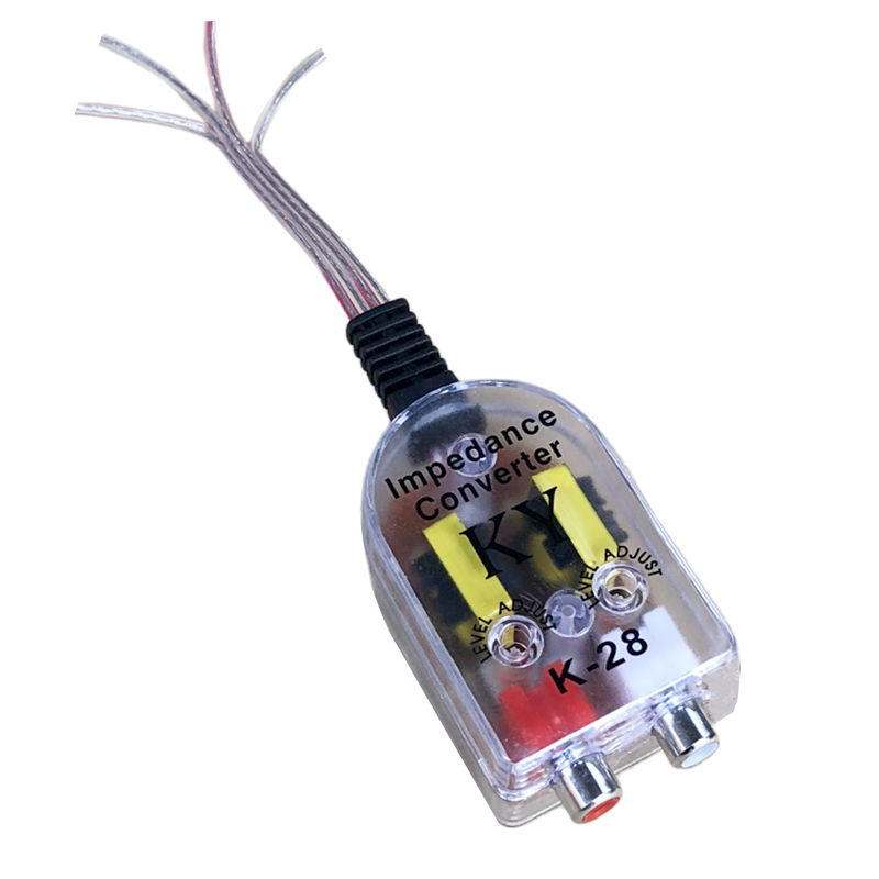 Avtomobil Səsi Yüksək səsdən aşağı səsə qədər sabvufer audio konvertörü Aşağı səs filtri Orijinal Avtomobil Səs Çıxışı