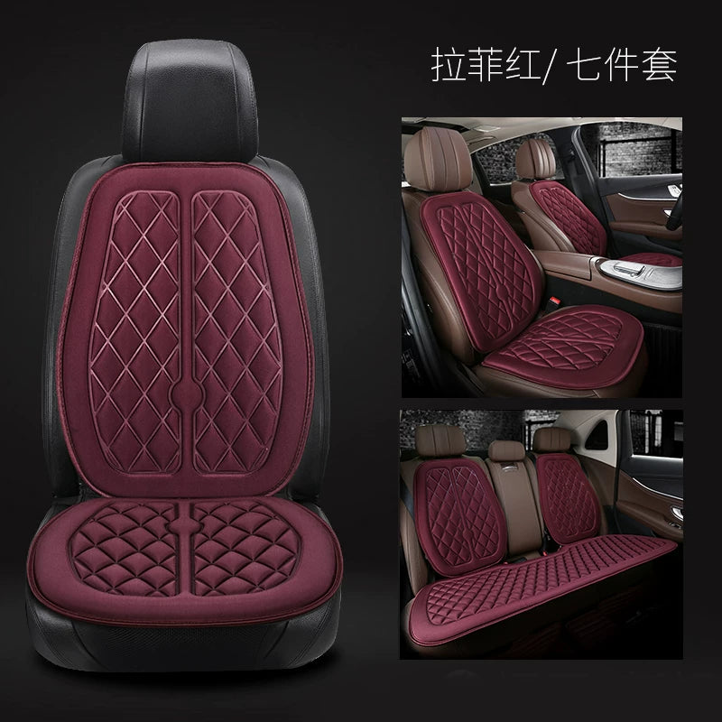 2025 New Summer Car Seat Cushions, Car Interior Seat Covers, Hip Cushions, One-Piece Back Seat Cushions, Suitable for All Seasons