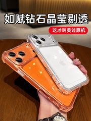 [Super düşməyə qarşı hava yastığı] Apple 17promax mobil telefon üçün uyğun platin hərf iPhone17pro yeni max+ip hər şey daxil 16 qoruyucu çanta 15 silikon 13 yüksək səviyyəli sensor 14 şəffaf 2026