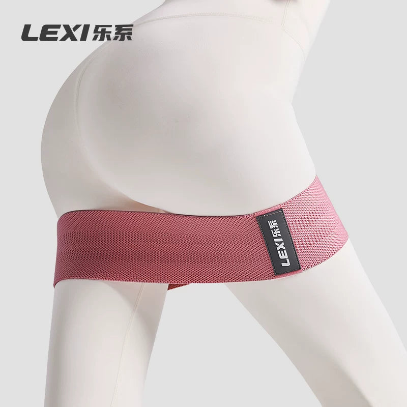 lexi musiqi fitnes elastik bant müqavimət bandı güc təlimi omba dairəsi kəmər məşqi omba artefakt yoga elastik dairə