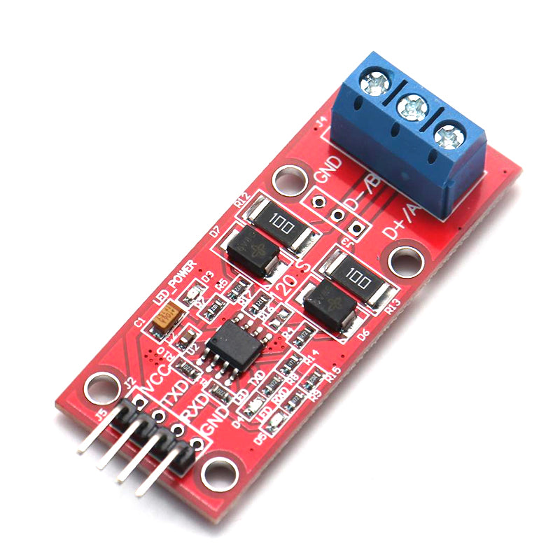 Mikrokontroller TTL-dən RS485 moduluna, 485-dən seriya portuna UART səviyyəsinə çevrilmə, aparat avtomatik idarəetmə axını istiqaməti