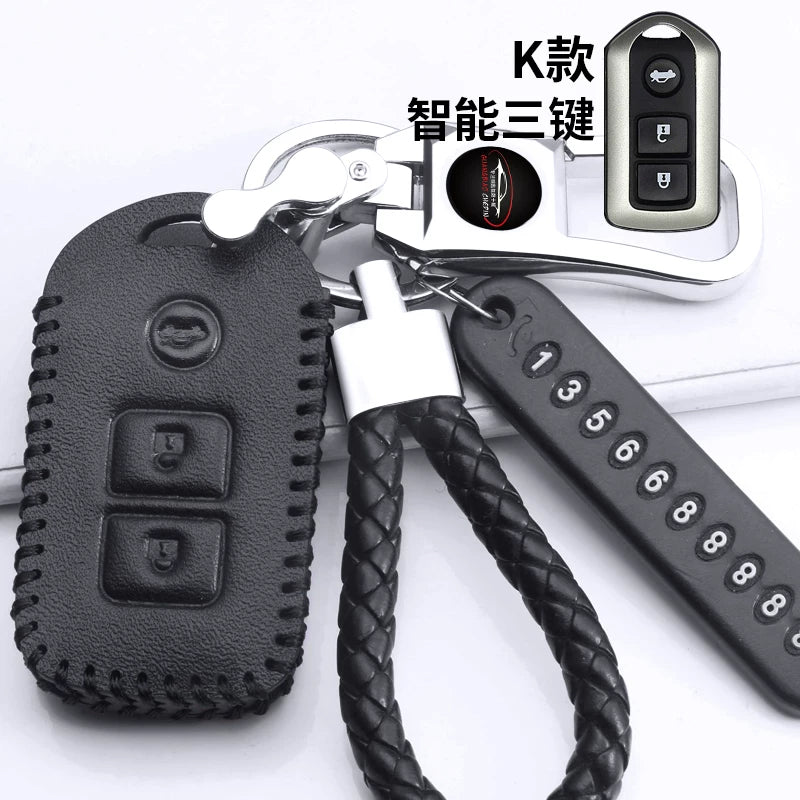 Toyota açar üzlükləri, Levin, Camry, Highlander, RAV4, Avalon və Corolla avtomobil açar üzlükləri, orijinal dəri üçün uyğundur.