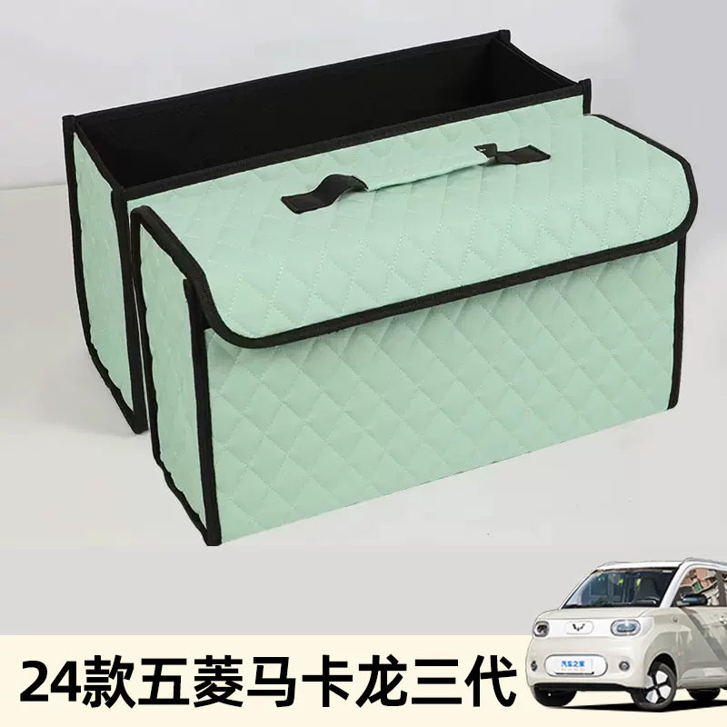 Wuling Hongguang Mini Macaron 3rd and 4th generation rear trunk storage box, interior decoration