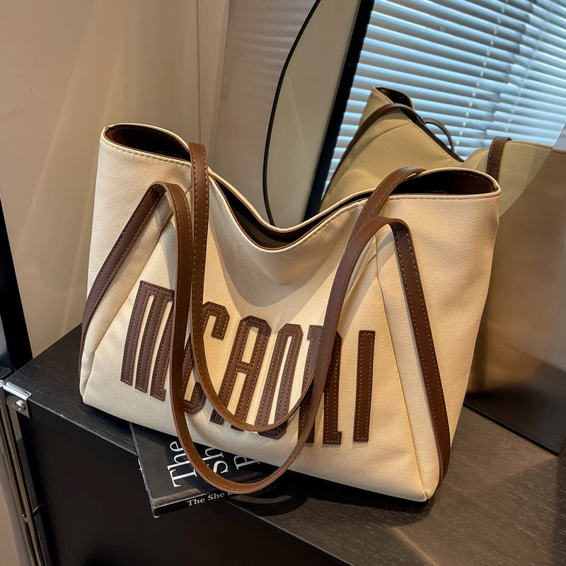 2025 New High-end Korean Retro Style Women's Bag, Large Capacity, Stylish and Multifunctional, Suitable for Work and Commuting, Shoulder Bag