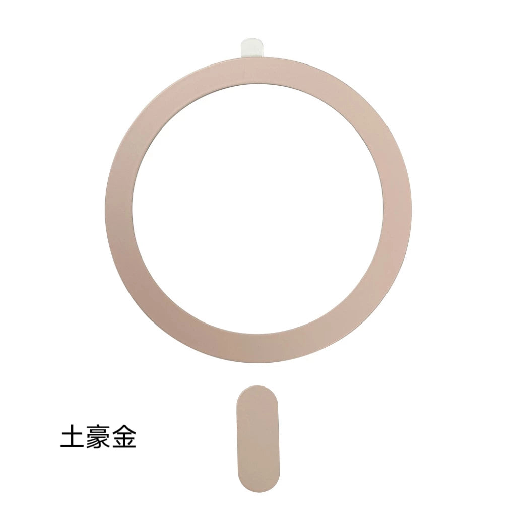 Maqnit halqası, maqnit bərkidicisi, MagSafe, boyalı örtük və quyruq hissəsi olan maqnitləşdirilmiş yamaqlı simsiz qəbuledici.