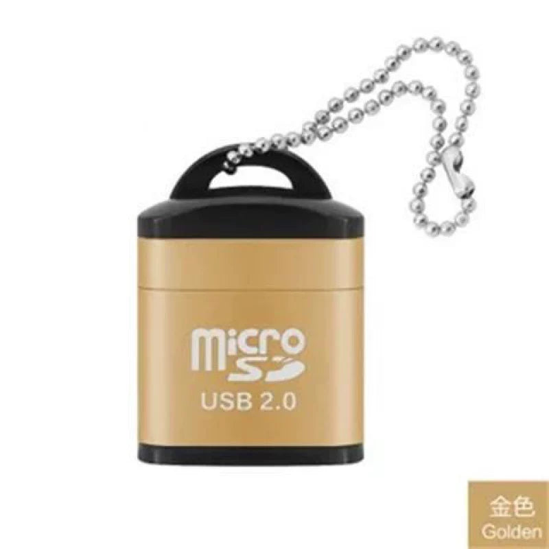 Çoxfunksiyalı metal mini kart oxuyucu yüksək sürətli usb2.0 mobil telefon audio avtomobil SDTF yaddaş kartı/U disk mp3 mini çevirici mikro Android SDTF kart MP3 kart oxuyucu kamera USB