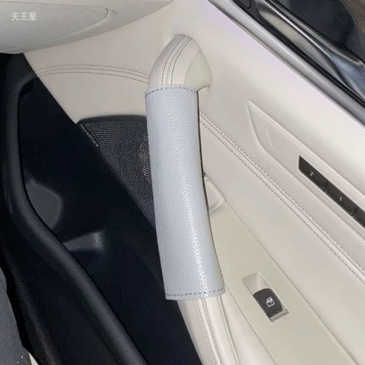 BMW 3 Series 5 Series 7 Series Five Series üçün uyğundur Həqiqi Dəri Daxili Qapı Dəstəyi Əlcəklər Tutacaq örtüyü Təmiz Dəri Əlcəklər
