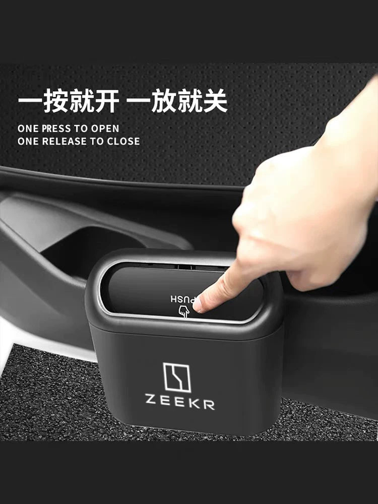 ZEEKR Dedicated 001/009 ZEEKX Avtomobil Zibil Qutusu Saxlama Qutusu Daxili Aksesuarlar Kolleksiyası