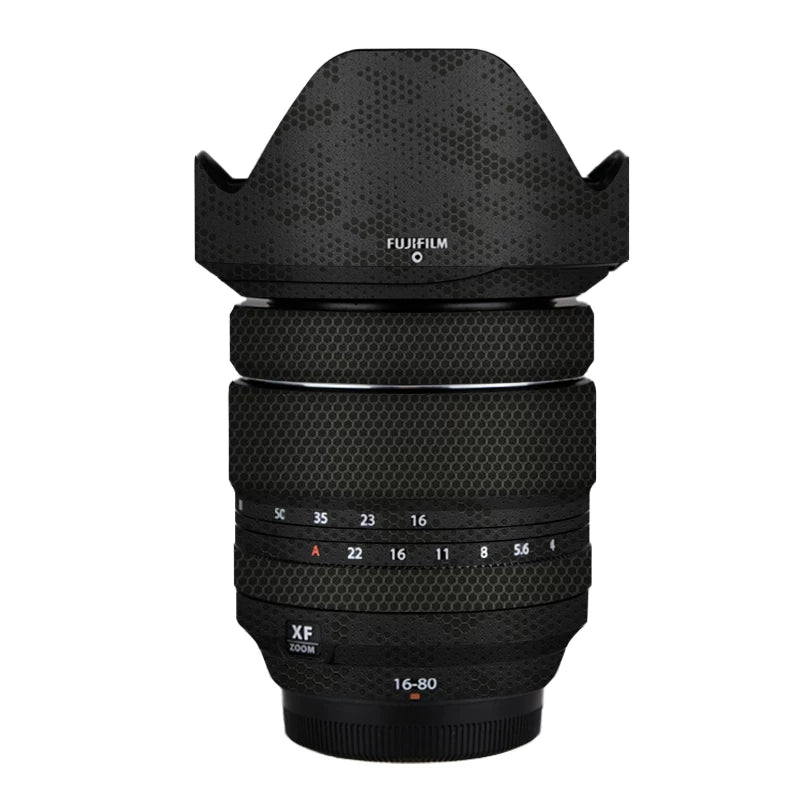 Meibendo Fuji XF16-80 F4 lens üçün uyğundur qoruyucu film karbon fiber 1680 stiker buzlu tutqun dəri stiker 3M