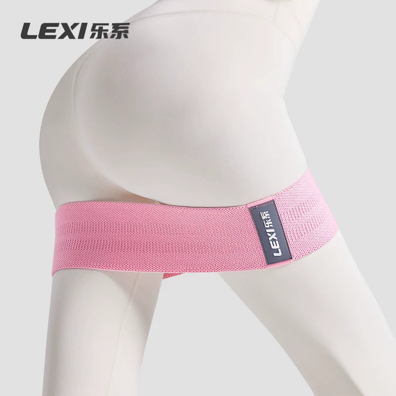 lexi musiqi fitnes elastik bant müqavimət bandı güc təlimi omba dairəsi kəmər məşqi omba artefakt yoga elastik dairə
