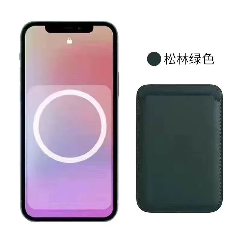 Apple iPhone 12/13/14 Pro Max seriyası ilə uyğun MagSafec maqnit dəri kart tutacağı, zərbəyə davamlı dizayn, animasiyalı açılan kart tutacağı.