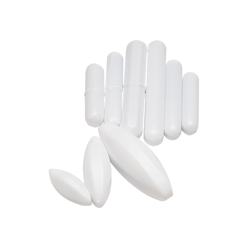 Leigu yüksək temperatura davamlı PTFE maqnit qarışdırıcı A/B/C PTFE zeytunşəkilli silindrik maqnit laboratoriyası PTFE rotoru 5 10 15 20 25 30 35 40 50 70mm