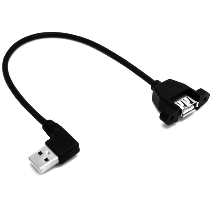 Sol və sağ əyri USB2.0 uzatma kabeli, yuxarı və aşağı dirsək, USB 90 dərəcə məlumat kabeli, USB kişidən qadına qulaq kəmərləri sabitlənə bilər