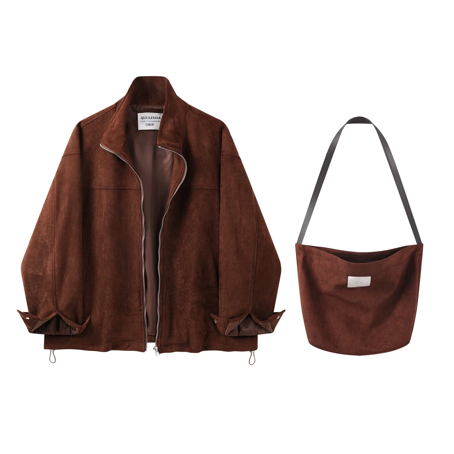 Cholisa-nın payız və qış üçün tamamilə möhtəşəm və şık retro dizaynlı zamşa gödəkçəsi.