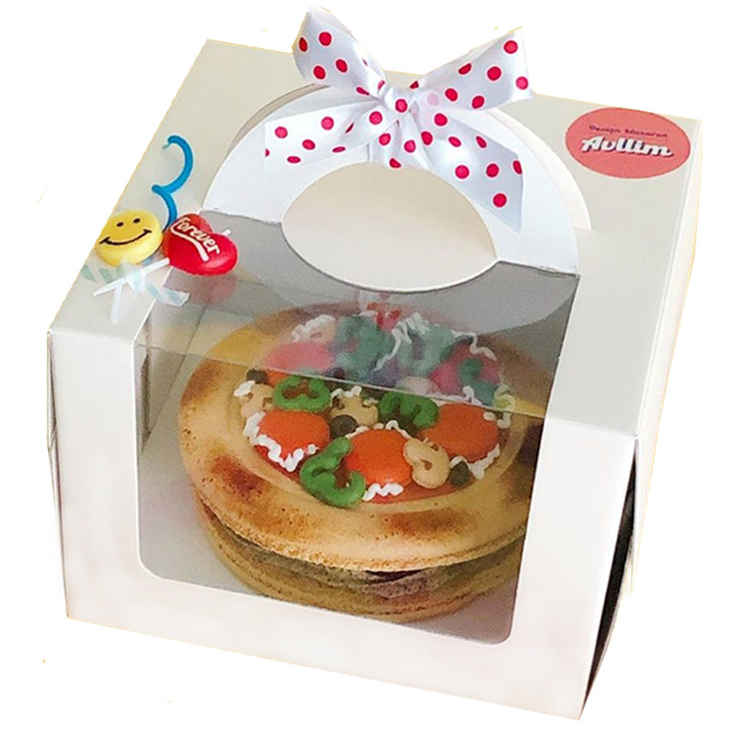 4 düymlük 6/8 düymlük çörək qablaşdırma qutusu mus qutusu portativ desert tort qutusu 4/6/8 düymlük cheesecake qablaşdırma qutusu