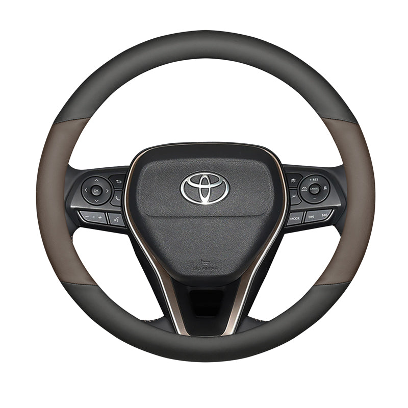 2026 Toyota Corolla/Levin L steering wheel cover, genuine leather, top layer cowhide, non-slip, sweat-resistant, for all seasons.
