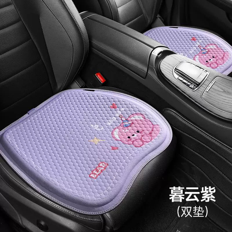 Yeni avtomobil oturacağı yastığı, bütün mövsüm universal, premium gel pətək yastığı, cizgi filmi qış avtomobil döşəyi, oturacaq örtüyü, oturacaq yastığı