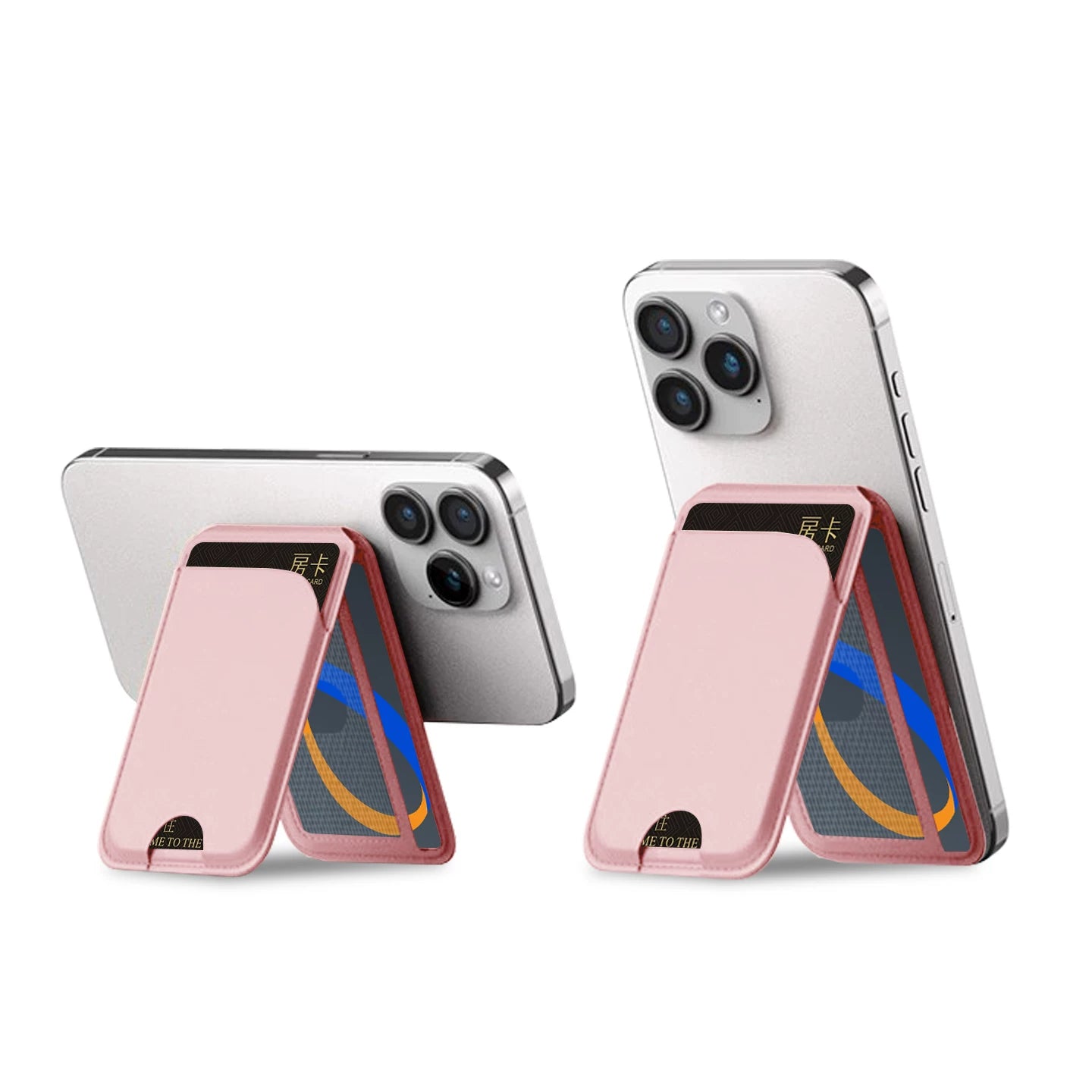 2025 Yeni Magsafe Kart Tutucu Maqnit Telefon Stendi Masaüstü Qatlanan Portativ Arxa Etiket Çoxfunksiyalı Aksesuar