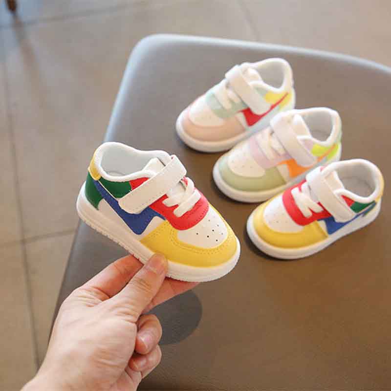 Qızlar Oğlanlar İdman Ayaqqabıları Körpə Ayaqqabıları Toddler Dəri Flats Uşaq