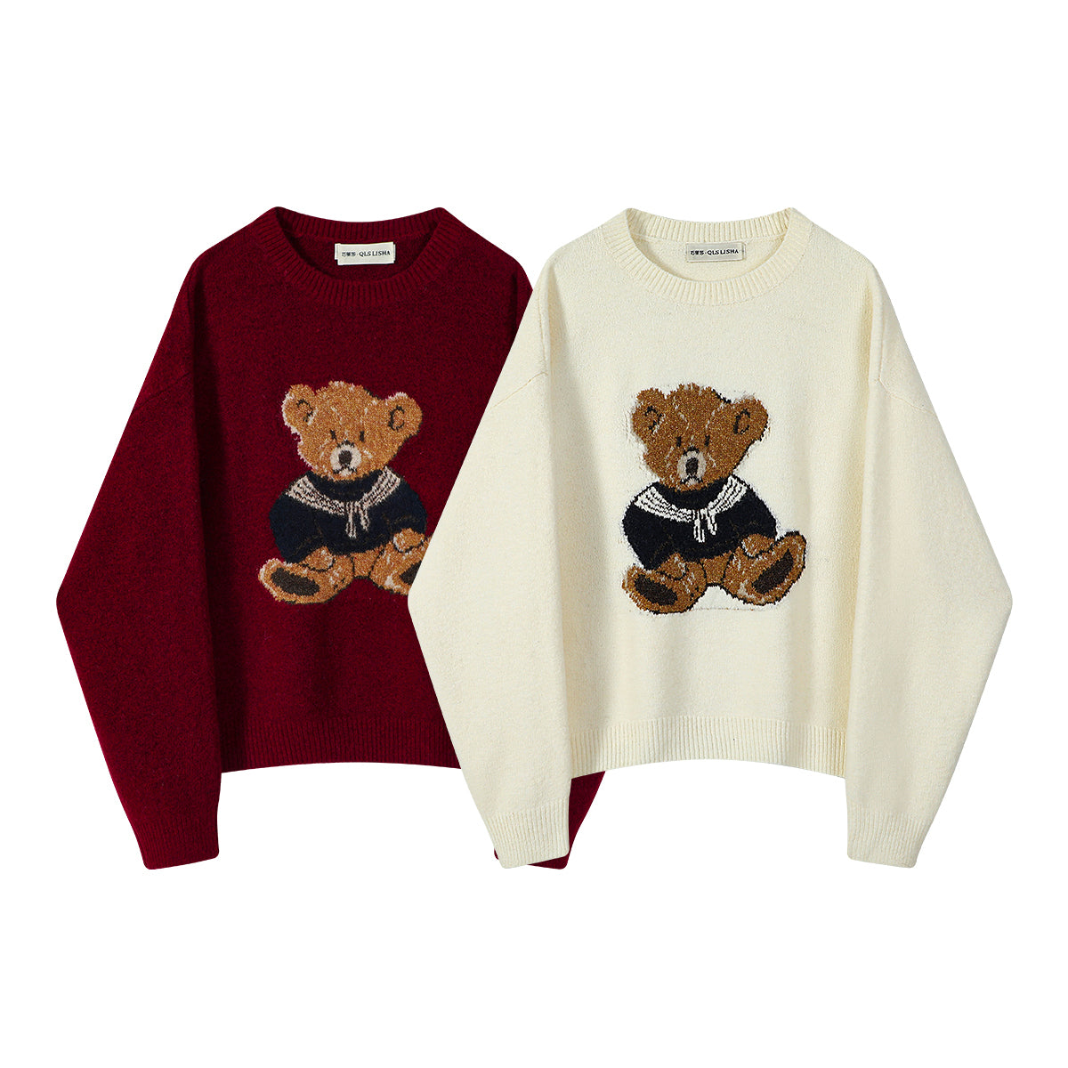 Cholisa-dan qadınlar üçün super şirin qırmızı Milad sviteri, payız və qış üçün mükəmməl, şık və şık trikotaj geyim.