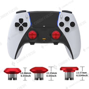 PS5 Edge Elite Controller üçün CharmFocus Metal Yüksək və Aşağı Rokçu Qapağı Dəyişdirmə Qapağı Paddle Paddling