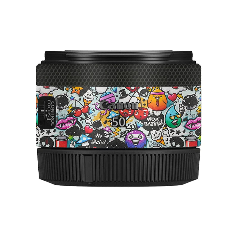 Meibentang Canon RF50F1.8 STM obyektiv qoruyucu film 16F2.8 tam örtülü stiker 3M üçün uyğundur