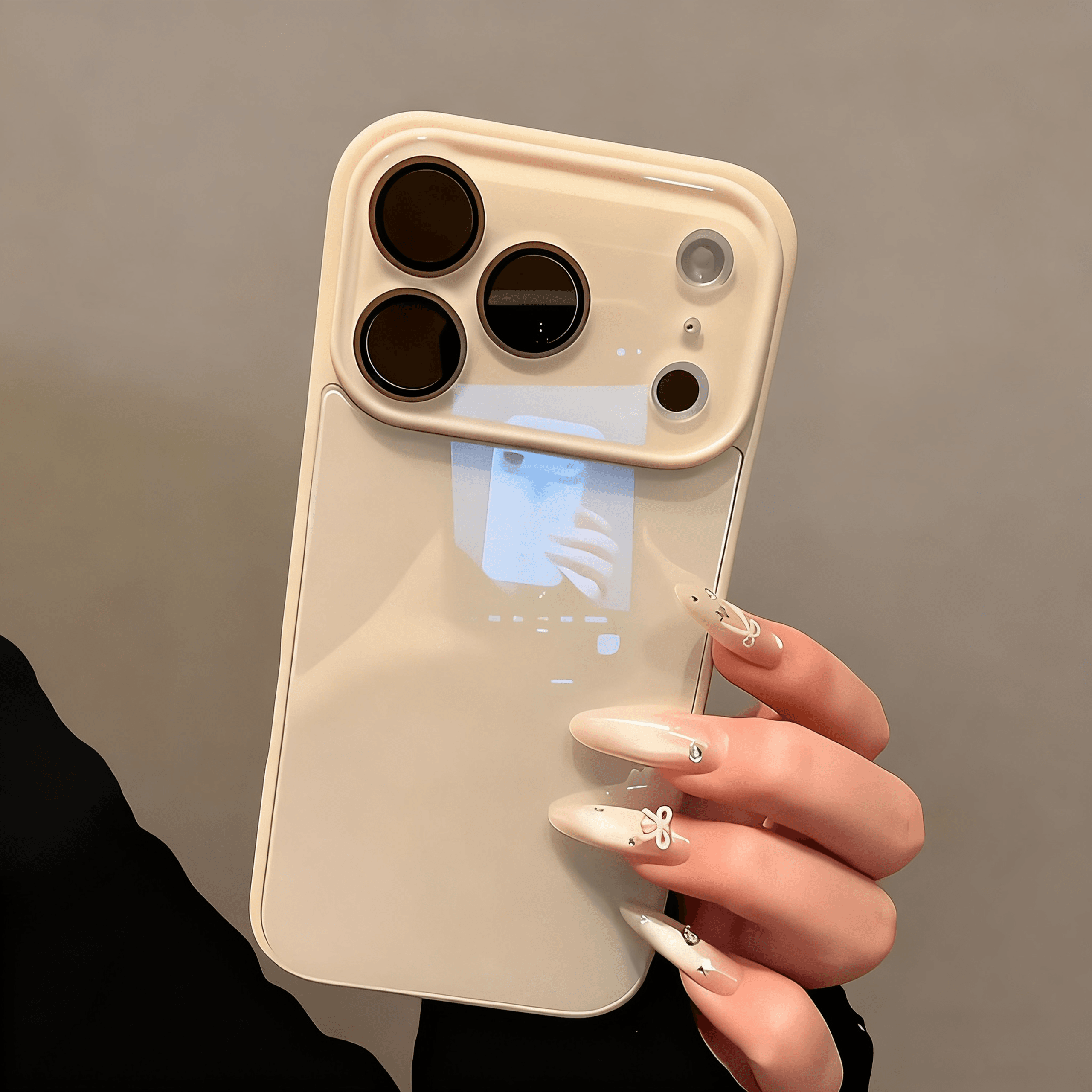 Apple iphone mobil telefon qutusu üçün uyğun Macaron buz şüşəsi yeni 17promax yüksək səviyyəli 15 linza filmi ilə 14 cüt düz rəngli 13 lens hər şey daxil 16pro niş kişi və qadın qutusu