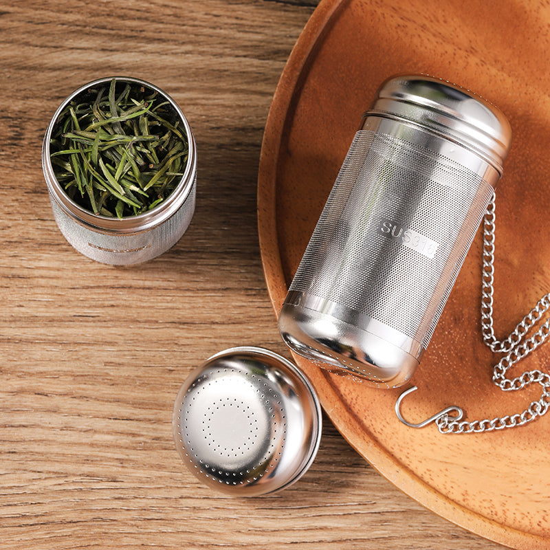 Çay dəmləmə artefaktı, fincan, çay suyu ayırıcı, paslanmayan polad çay dəsti, aksesuarlar, çay filtri, çaydan, quraşdırılmış filtr, çay drenajı