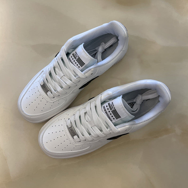 New Balance Air Force 1 Black Warrior AF İdman Ayaqqabıları Kişi Gündəlik İdman Ayaqqabıları 2025 Yeni Stil Qadın Ayaqqabıları Çox yönlü, Nəfəs Alır