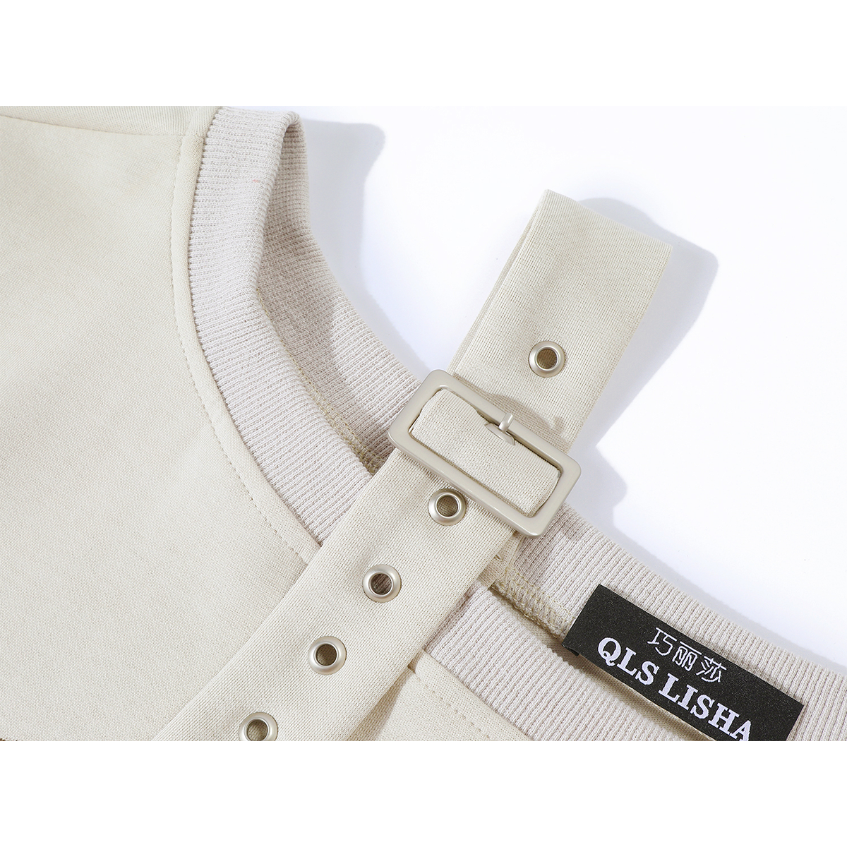 Cholisa Erkən Payız Nazik Çiyinsiz Sviter Qadınlar üçün 2025 Yeni Cizgi Filmi Çaplı Amerika Şirin və Acılı Bir Çiyinli Uzun Qollu Top