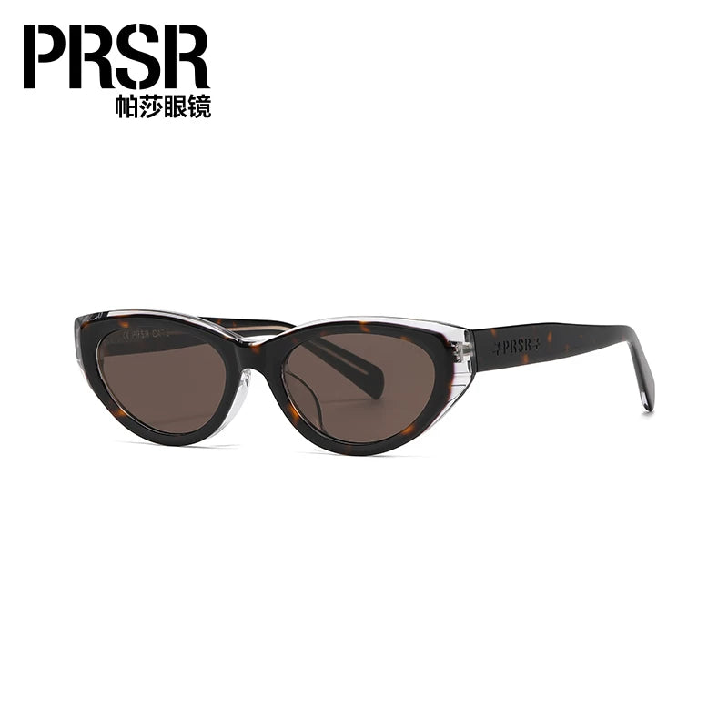 [Paşa Qızıl Çərçivə] Kvadrat və dəyirmi üzlər üçün retro pişik gözlü gün eynəkləri, kiçik polarizasiyalı yüksək səviyyəli günəş eynəkləri PS3062