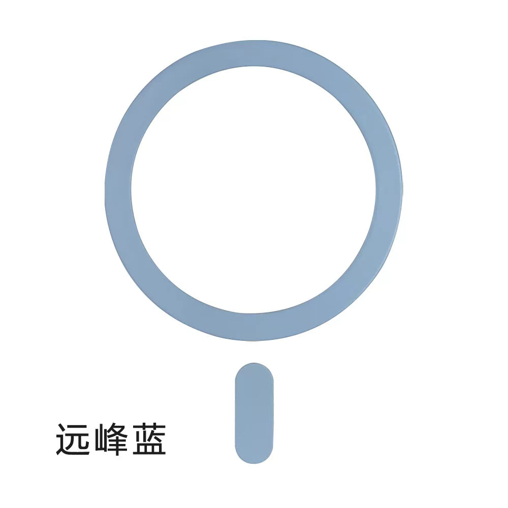 Maqnit halqası, maqnit bərkidicisi, MagSafe, boyalı örtük və quyruq hissəsi olan maqnitləşdirilmiş yamaqlı simsiz qəbuledici.