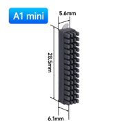 3D printer aksesuarları Tuozhuzi A1/A1 mini nozzle silikon başlıq siləcək istehlak edilə bilən fırça ucluğu siləcək