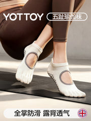 Yoga corabları sürüşməyən peşəkar qadın Pilates beşbarmaq corabları yay nazik məşq idman fitnes yoga ayaqqabıları corabları