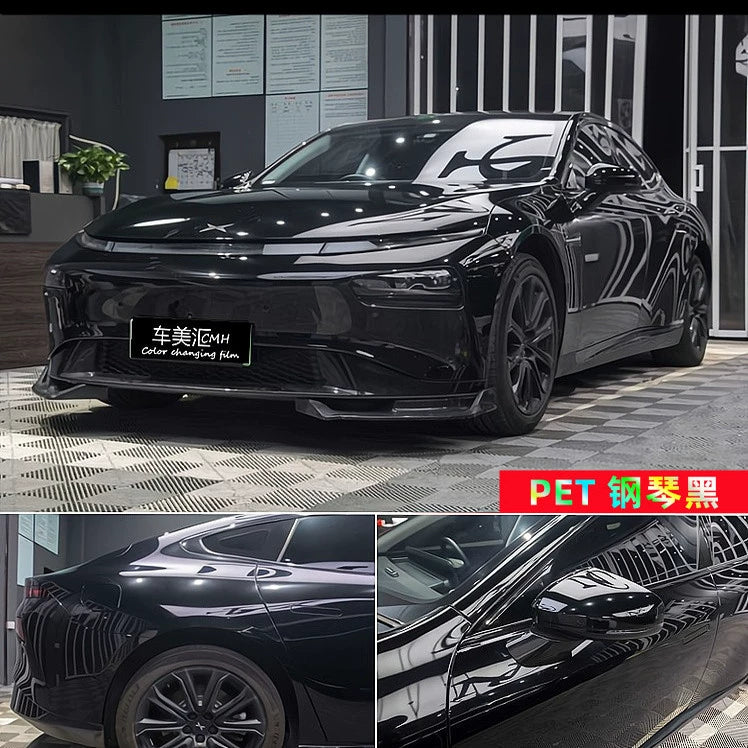 Pethuayue Pudra Rəng Dəyişən Film Tam Avtomobil Qapağı Fantaziya Vulkanik Kül Avtomobil Filmi Rəng Dəyişən Parlaq Qara Tpu Görünməz Avtomobil Filmi