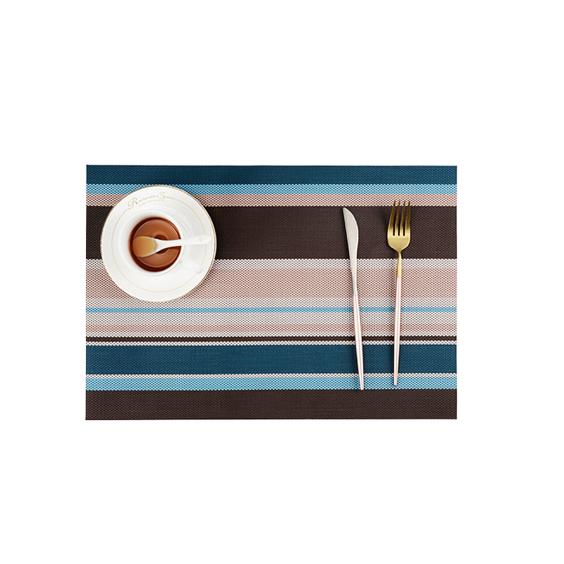Yeni Çin placemat PVC otel qərb yemək masası mat sürüşməyən istilik izolyasiya boşqab mat kasa xalçası yuyula bilən tez quruyan düşərgə çay xalçası