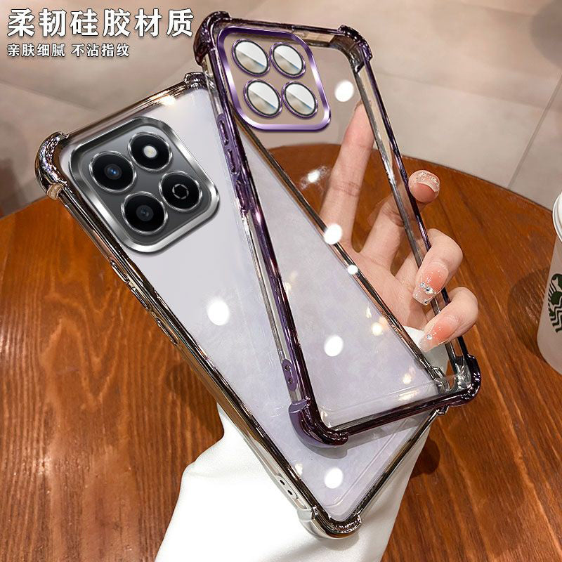 Honor 400 Smart phone case with lens protector, Honor 400 Smart protective case, airbag drop protection, LGN-NX1 silicone soft case, external version, full coverage transparent external Smart case.