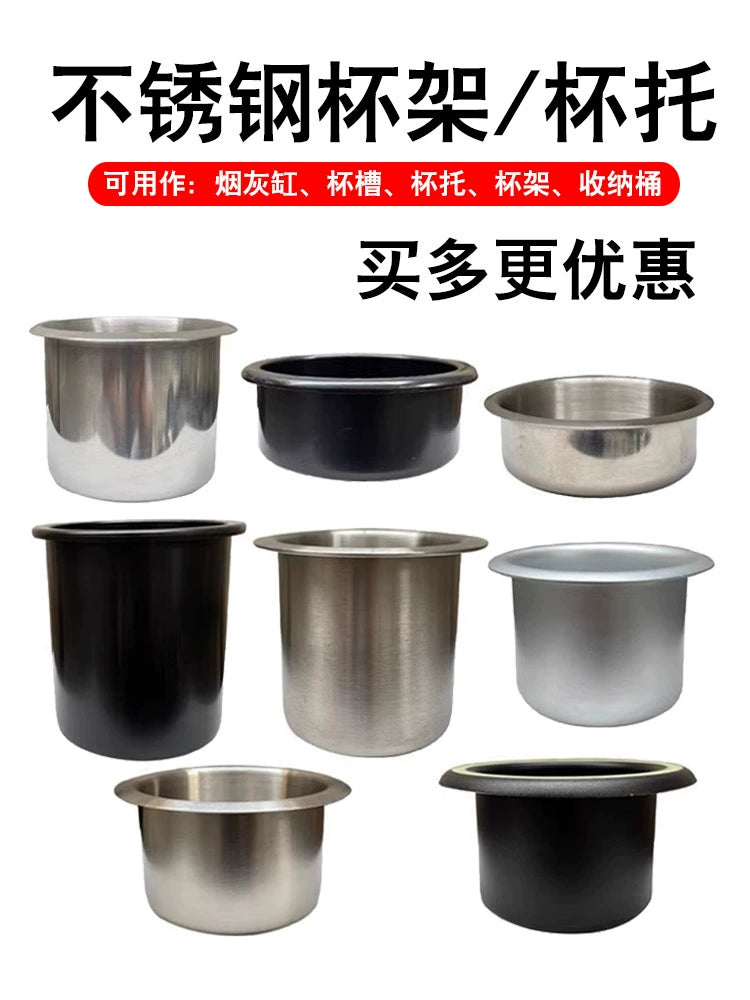 Paslanmayan Polad Kubok Nəlbəki Divan Kuboku Oturacaq RV Yaxta Bərpa Yük maşını Avtomobil Su Bardağı Tutacağı Kubok Yuvası Avtomobil Külqabı