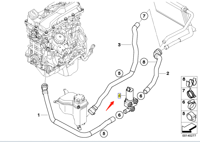 Compatible with BMW E90 323 325 330 E83 X5 E70 X6 E71 heater valve, air heater valve and heater pump.