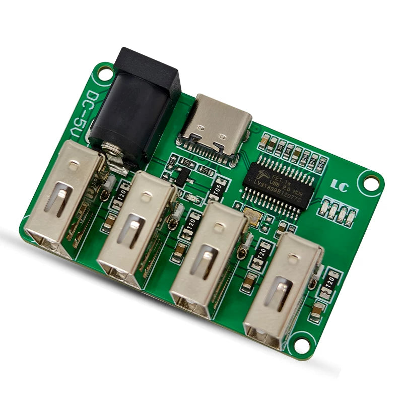 USB2.0 hub PH2.0 interfeys versiyası bir-dörd USBHUB modulu sürücüsüz USB splitter 1-4