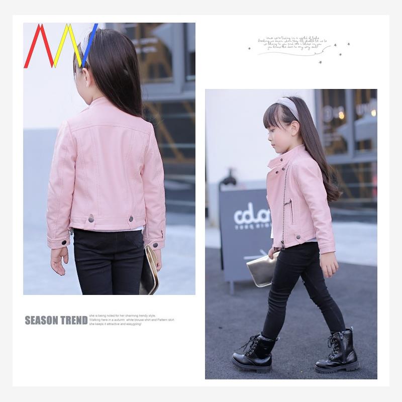 Uşaq Gödəkçələri Uşaq Dəri gödəkçə Qız Geyimləri Qızlar Körpə Gödəkçəsi