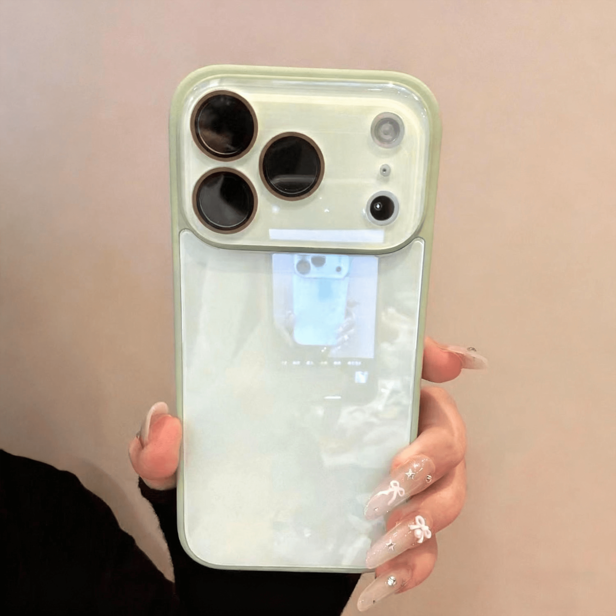 Apple iphone mobil telefon qutusu üçün uyğun Macaron buz şüşəsi yeni 17promax yüksək səviyyəli 15 linza filmi ilə 14 cüt düz rəngli 13 lens hər şey daxil 16pro niş kişi və qadın qutusu