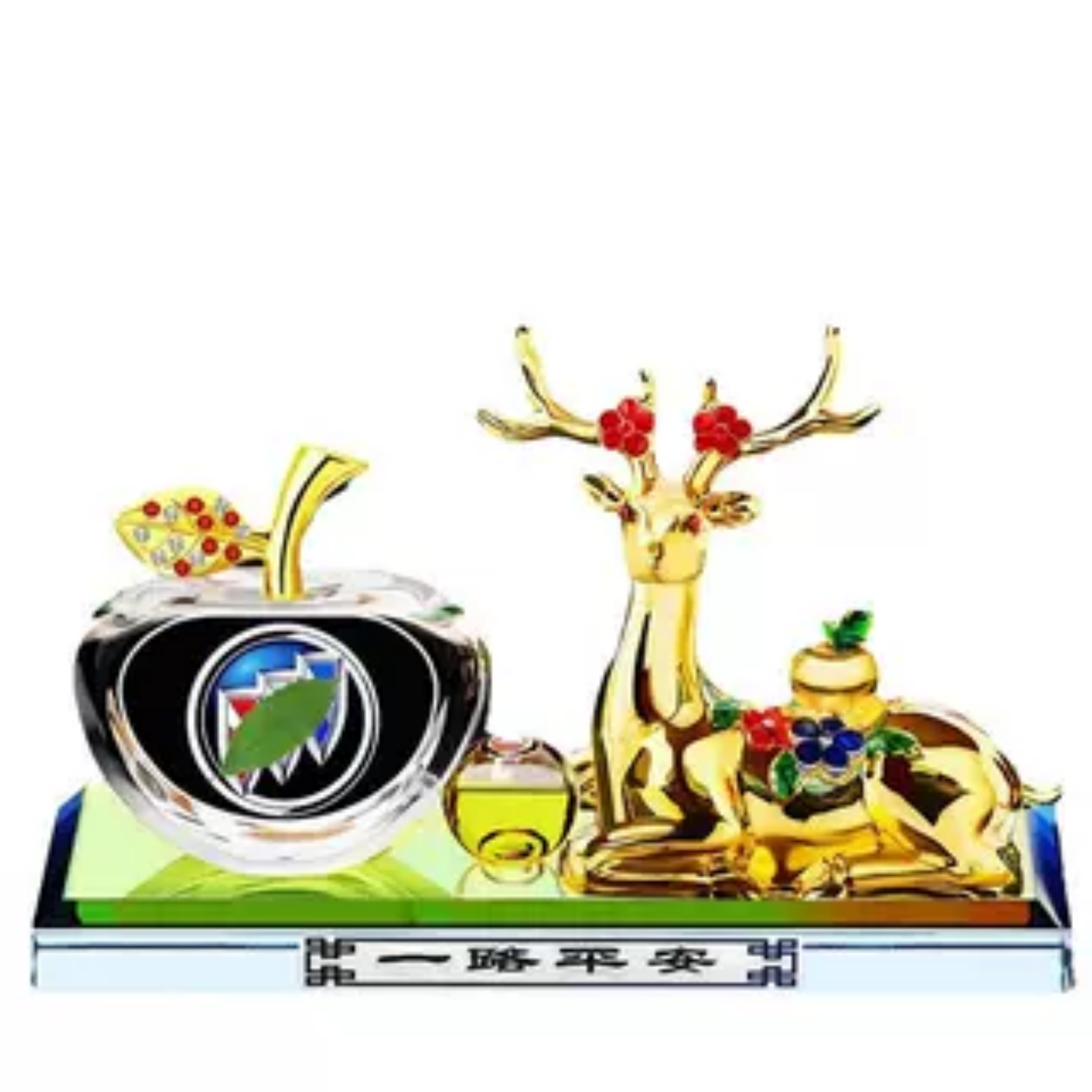 Alaşımlı Maral Avtomobil loqosu Avtomobil bəzəkləri Yeni məhsullar Avtomobil mərkəzi konsolu Deer Ping An ətir oturacağı Aromaterapiya avtomobil bəzəkləri