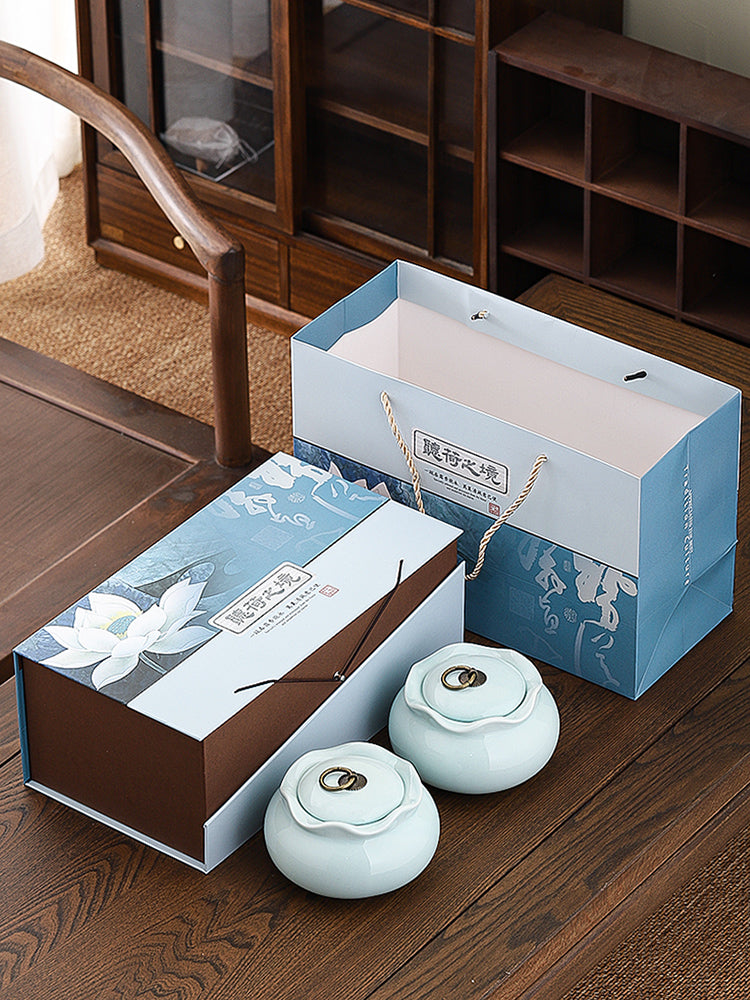 Çay qablaşdırma qutusu yarım pişik Dahongpao Longjing yaşıl çay qara çay Tieguanyin hədiyyə qutusu universal lapsang souchong boş qutu