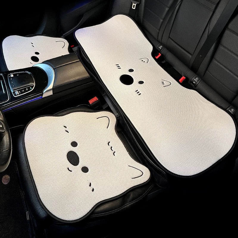 Avtomobil oturacaq üzlükləri, bütün mövsümlər üçün, premium kətan parçalar, sevimli, 25 üslub.