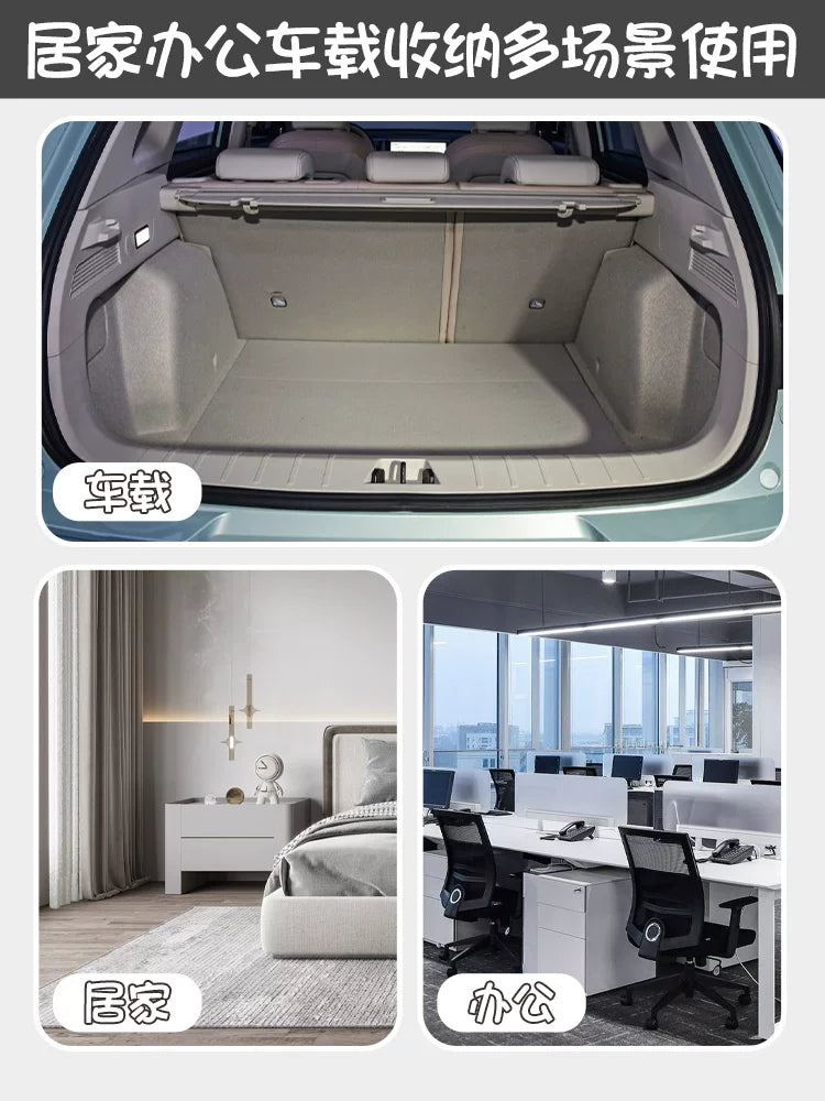 Wuling Hongguang Mini Macaron 3rd and 4th generation rear trunk storage box, interior decoration
