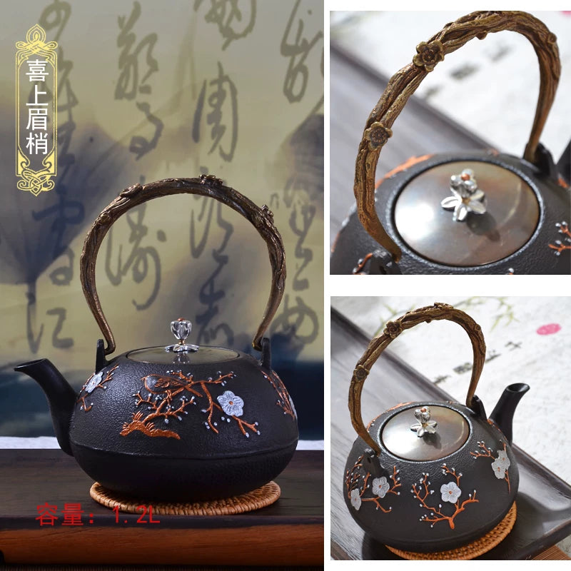 Jinjingtang çuqun çaydanı, çuqun çaydanı, çaydanı, çaydanı, karbon sobası, elektrik keramika sobası, çaydanı