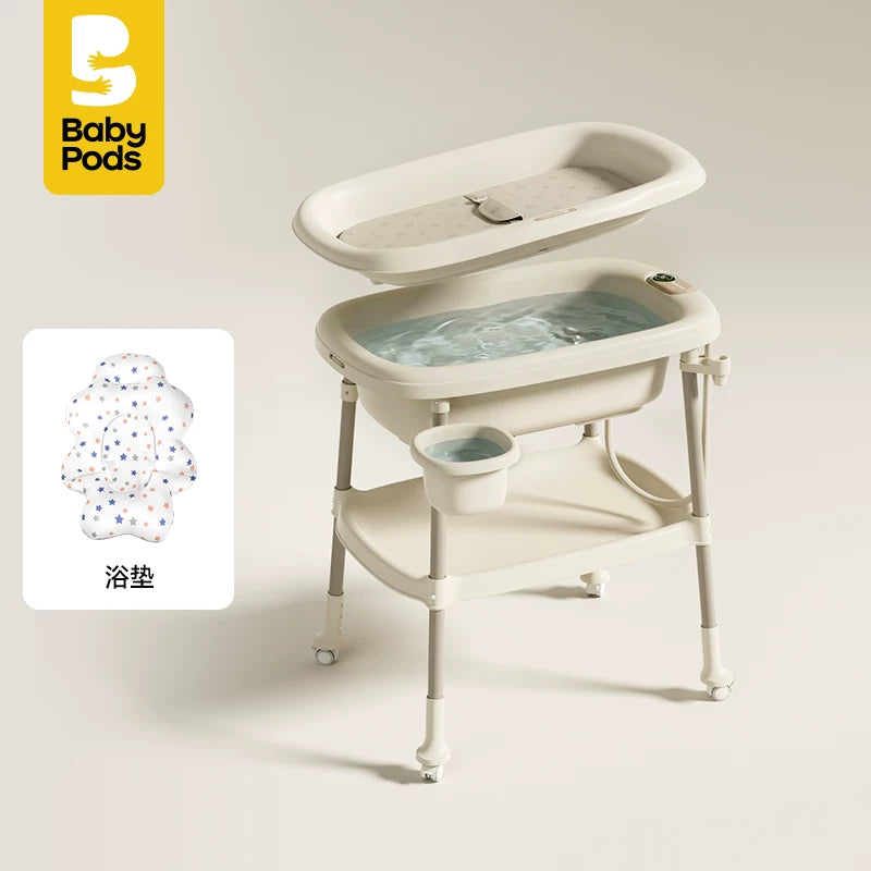 babypods küvet uşaq bezi stolu usaq baximi masasi coxfunksiyalı bezi deyişen toxunma portativ yeni doğulan beşik